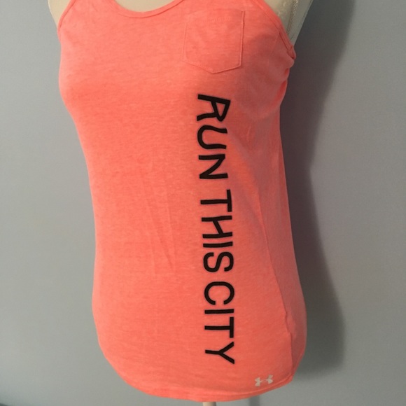 UnderArmour Heatgear Tank - Run This City - Picture 2 of 3